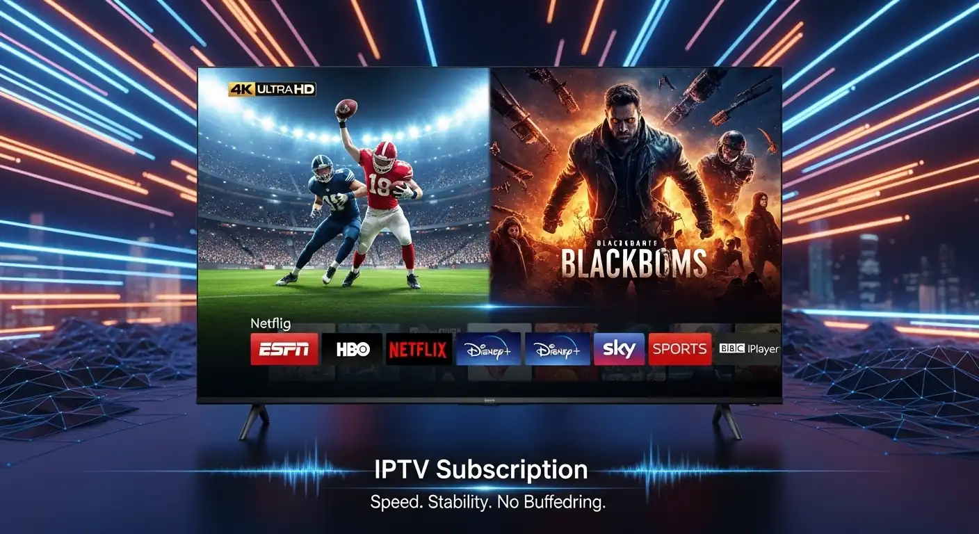 أفضل سيرفر IPTV لمشاهدة المباريات والقنوات الرياضية بجودة 4K في 2025