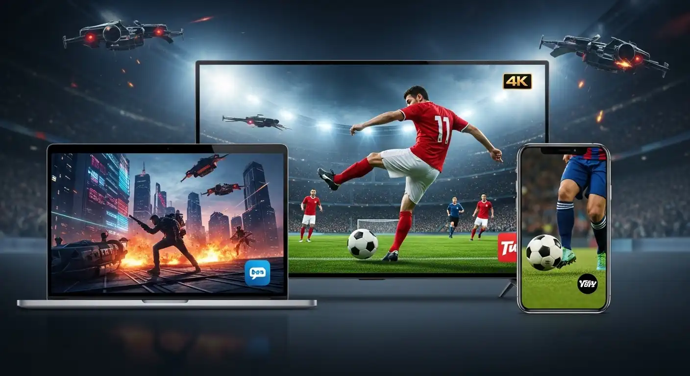 باقات IPTV متنوعة لمشاهدة المباريات والأفلام بجودة عالية بدون تقطيع 2025