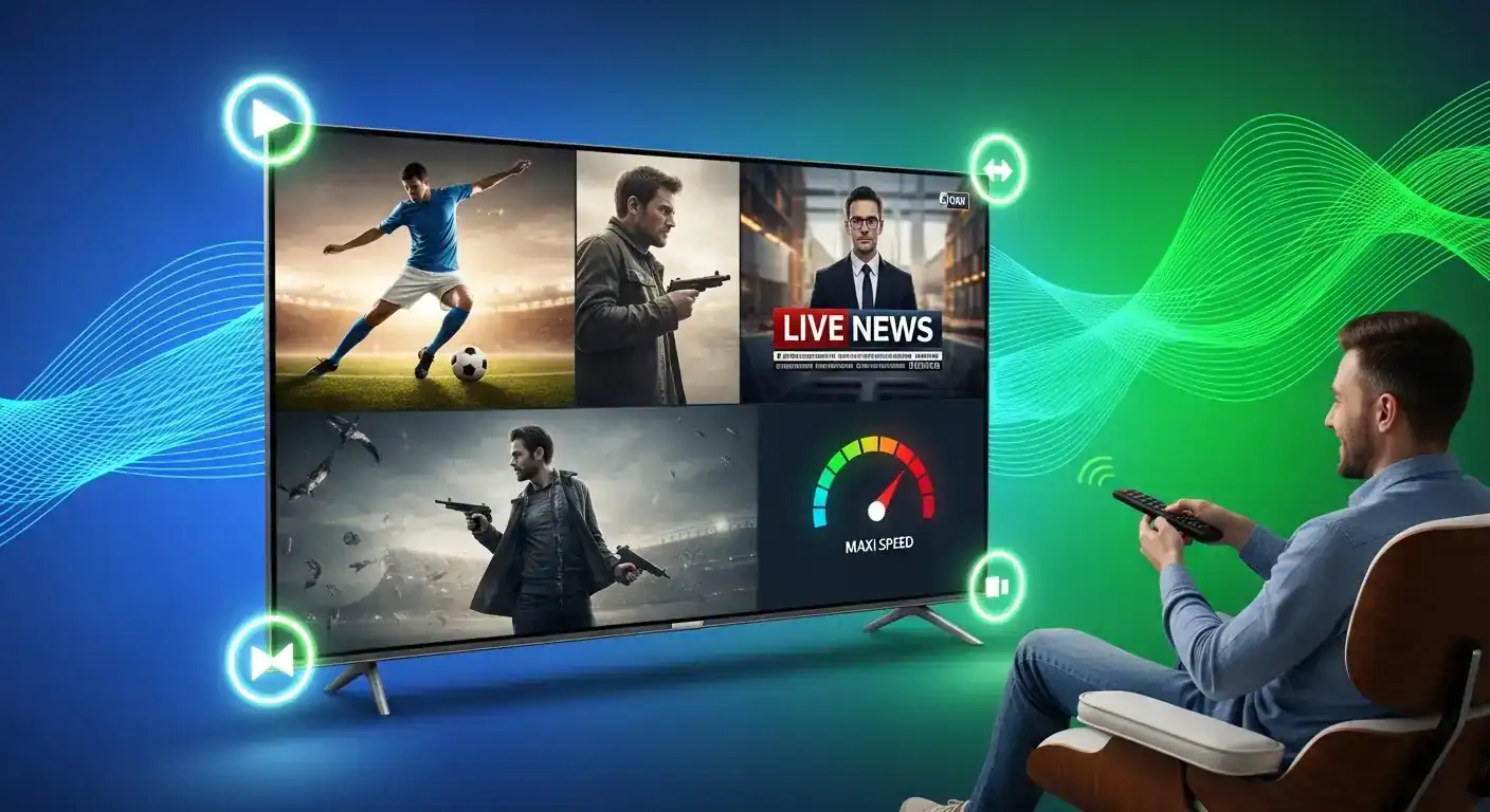 سيرفرات IPTV السريعة بدون تقطيع – السر وراء تجربة المشاهدة الممتازة