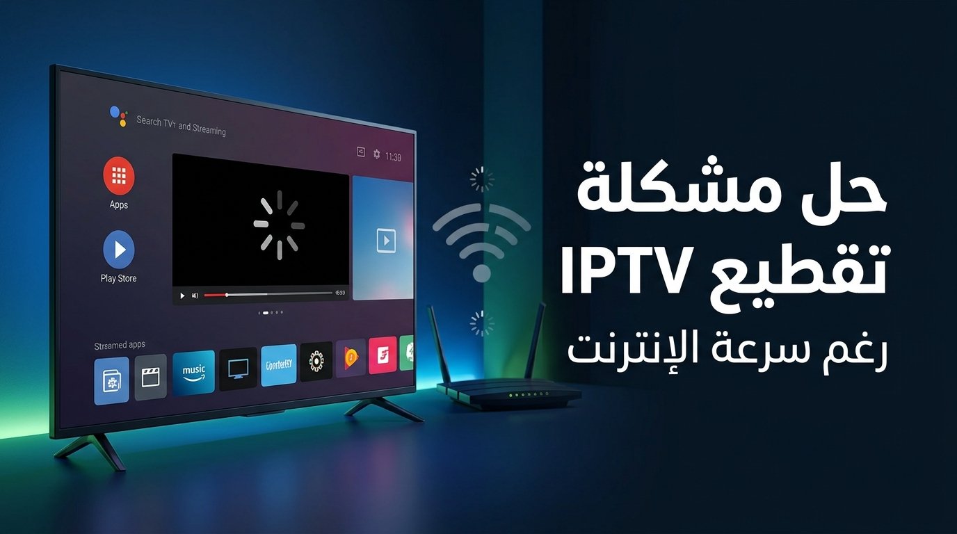 حل مشكلة تقطيع IPTV رغم سرعة الإنترنت